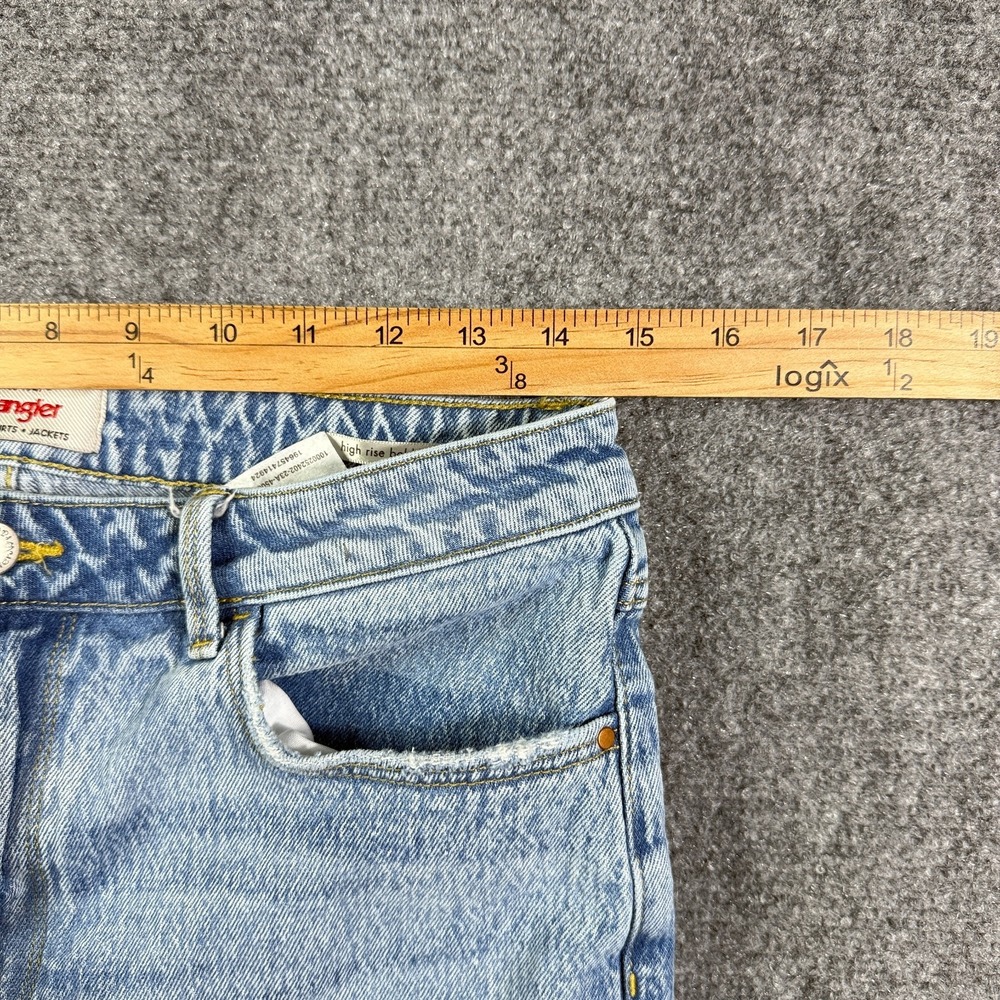 Wrangler High Rise Bold Boot Jeans Womens 10x32 Bootcut Stretch Distressed - Picture 10 of 14